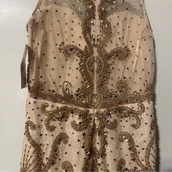 NWT Social Apparel Fiesta Sequined Gown Maxi Size XS - Picture 6 of 14